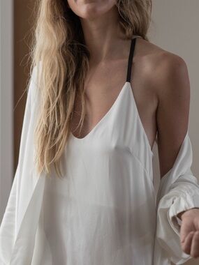 NWOT Lunya Washable Silk Slip Dress